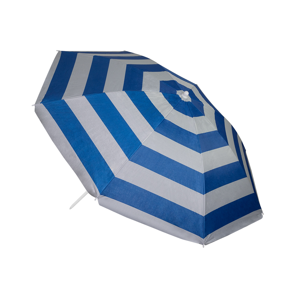 Parasol promotionnel ILIOS Rayure bleue